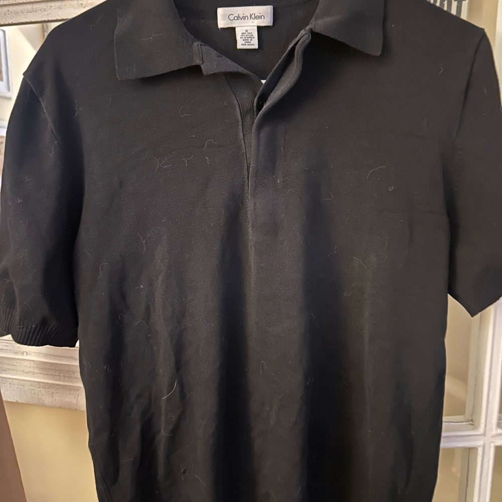 Calvin Klein Black Men’s Polo Shirt